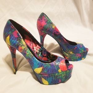 Brian Atwood Multicolored Pumps